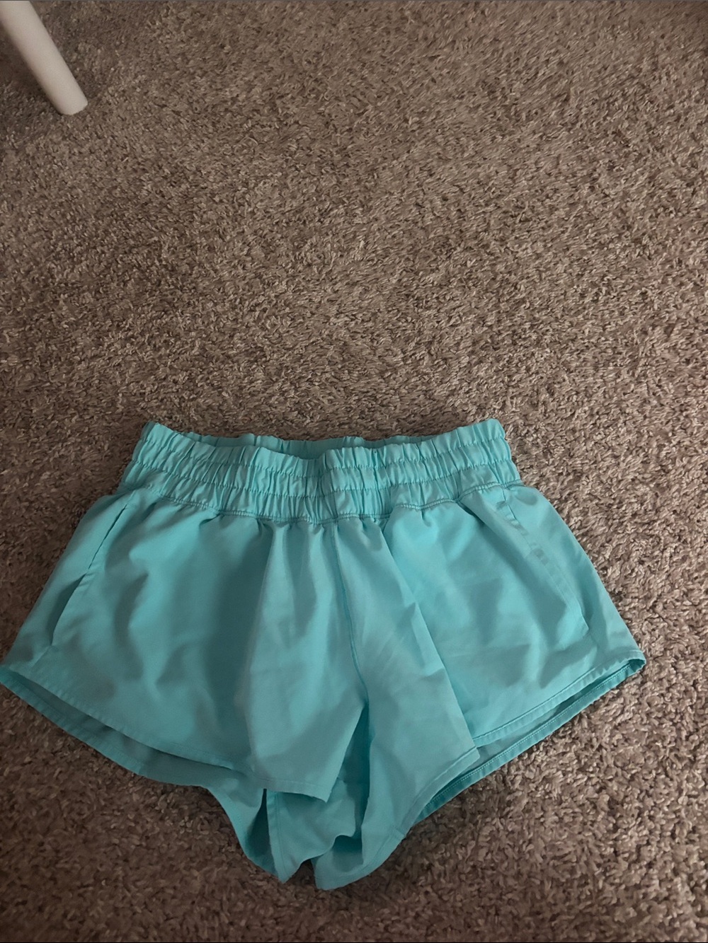 Light Aqua Women's Athletic Shorts - Pull-On Elastic Waist Aerie size xs